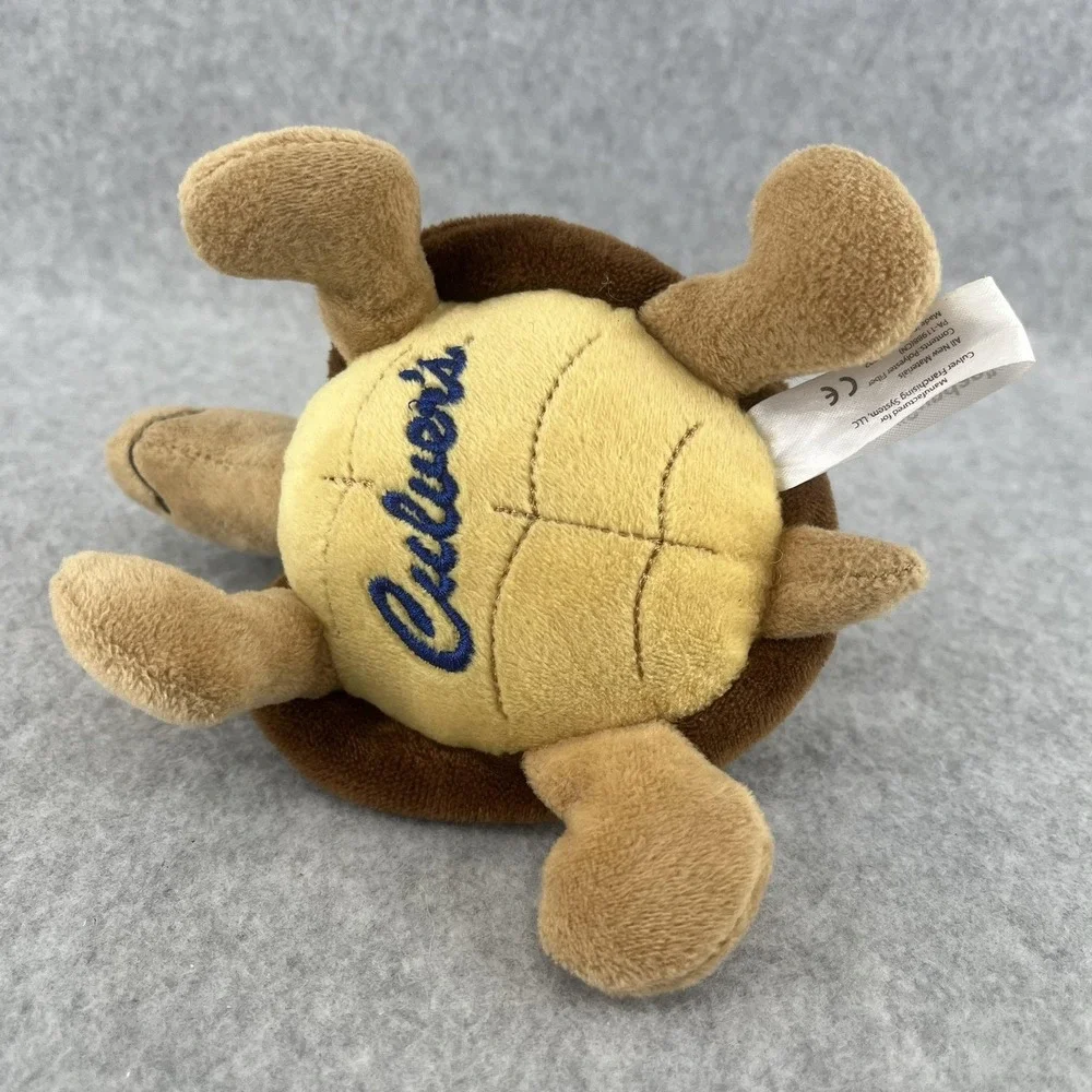 Culvers Sundae Turtle Restaurant Promo Plush Brown Shell‎ Hat 2022 Small Toy